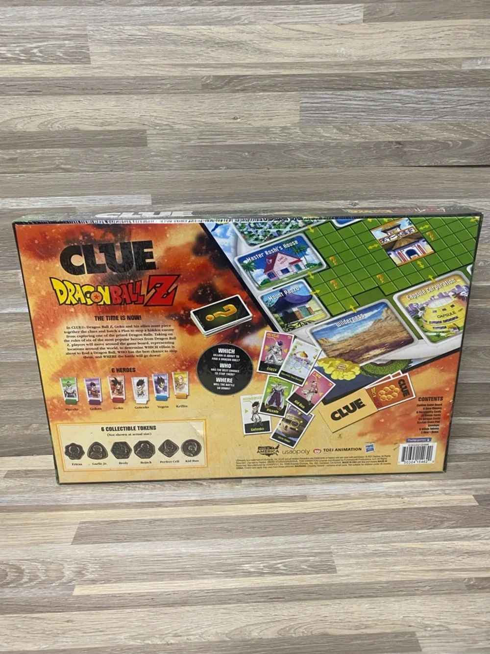 Clue Dragon Ball Z Edition Board Game - Dragon Ball Z anime